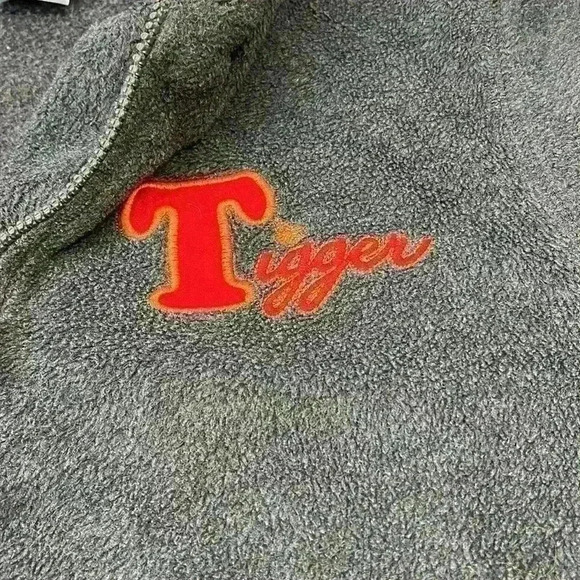Vintage Disney Dark Grey Tigger Quarter Zip Size M - Picture 7 of 11